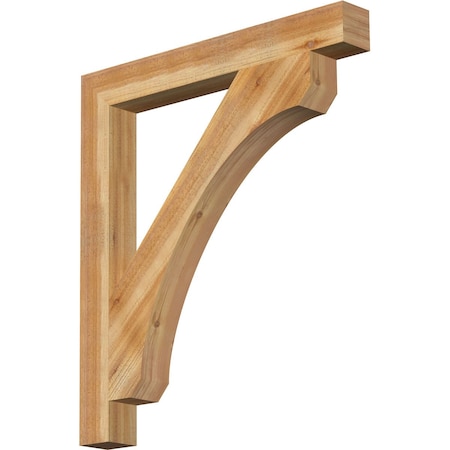 Legacy Block Rough Sawn Bracket, Western Red Cedar, 4W X 34D X 38H